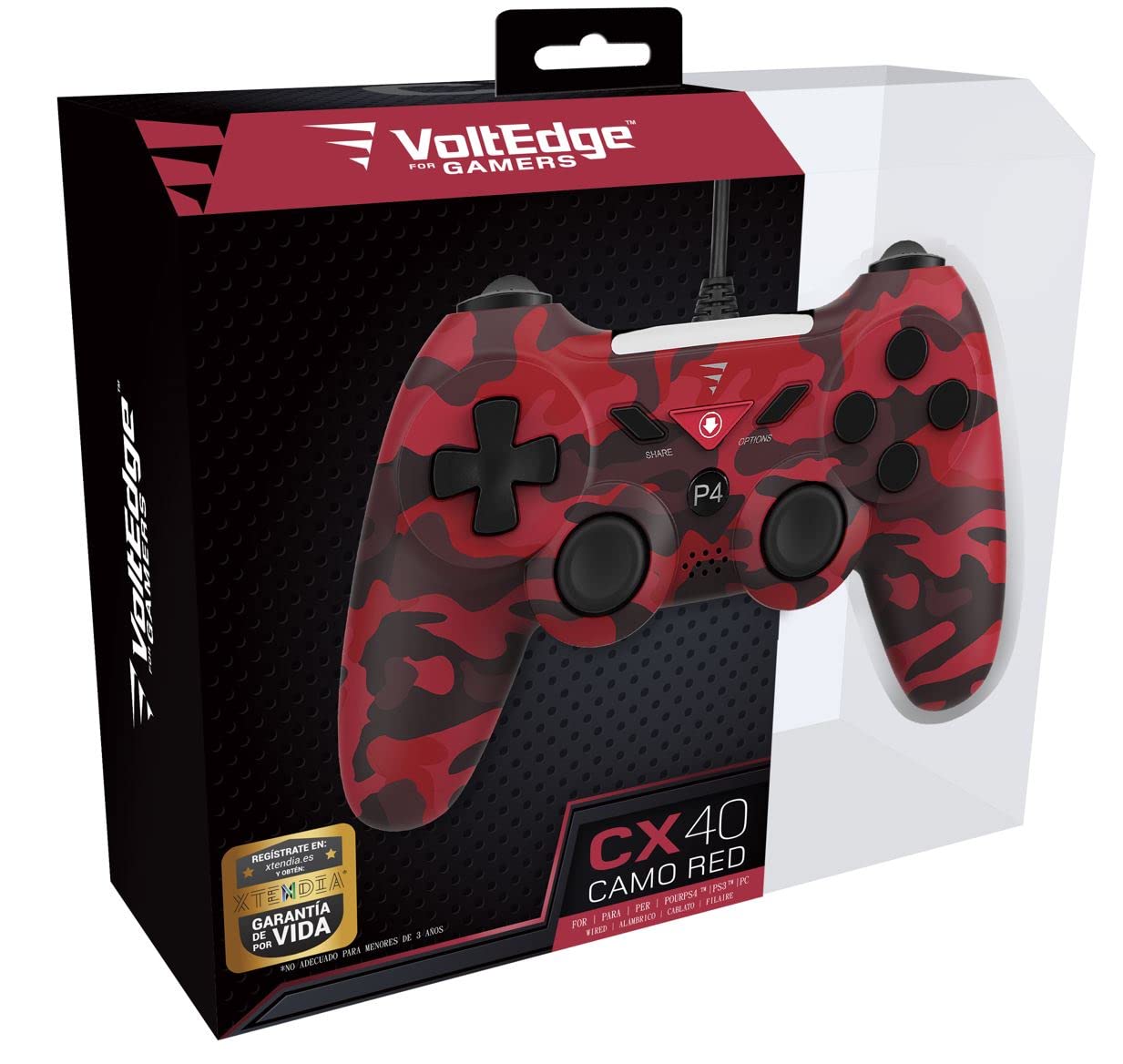 VoltEdge CX40 télécommande camouflage rouge VoltEdge CX40 télécommande camouflage rouge